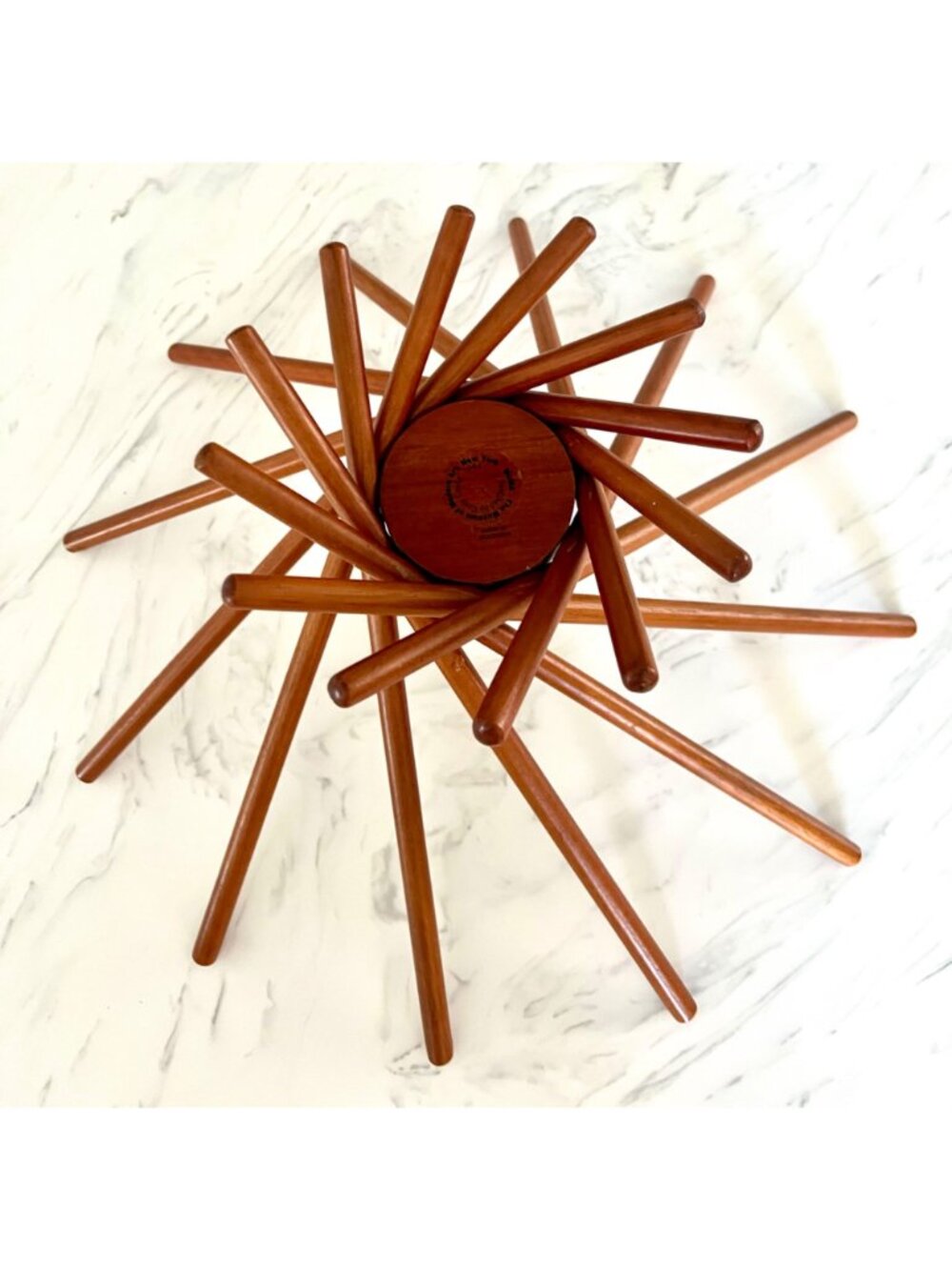 MoMA Satellite Fruit Bowl By Carlo Contin Wood Modernist Minimalist 1999 - Picture 8 of 11
